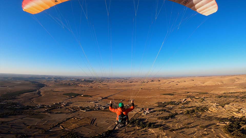 Vol parapente au Maroc