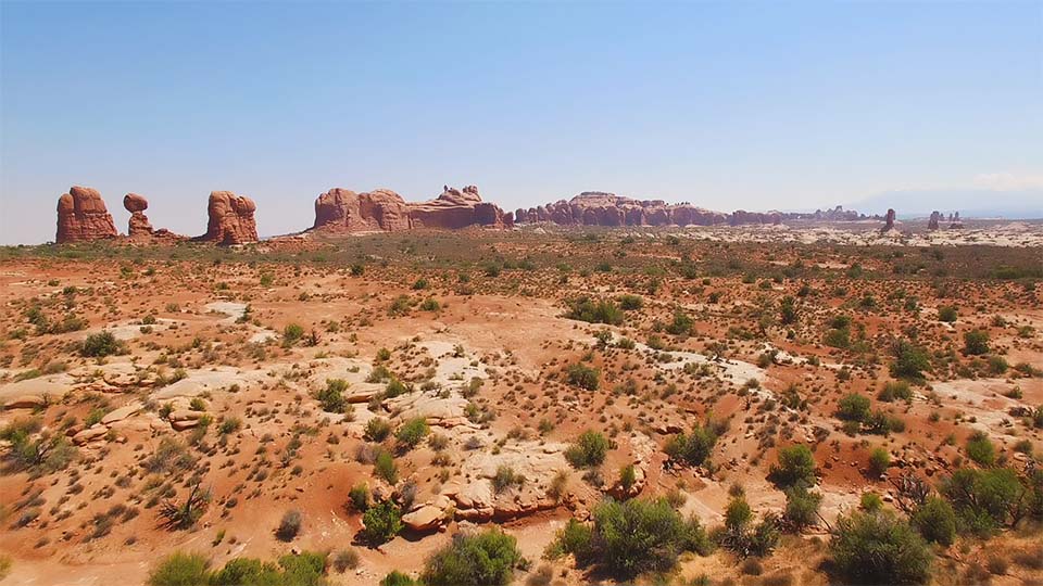 Le parc des Arches dans l'ouest américain