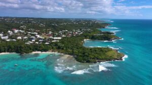 La Guadeloupe vu du ciel